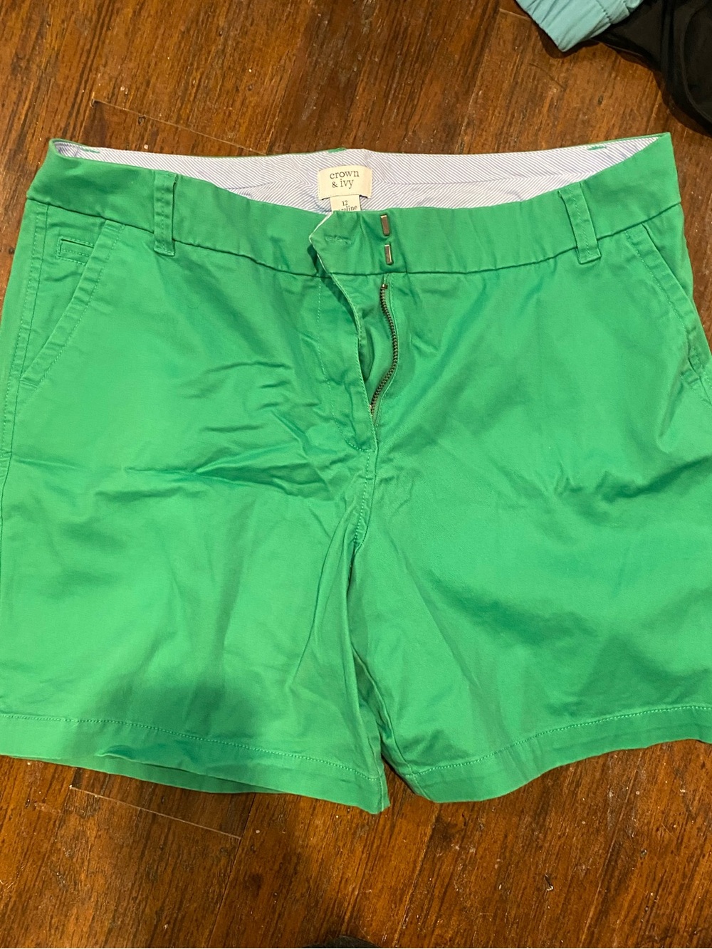 2 pair  7” Bright Green and Blue Women’s Shorts